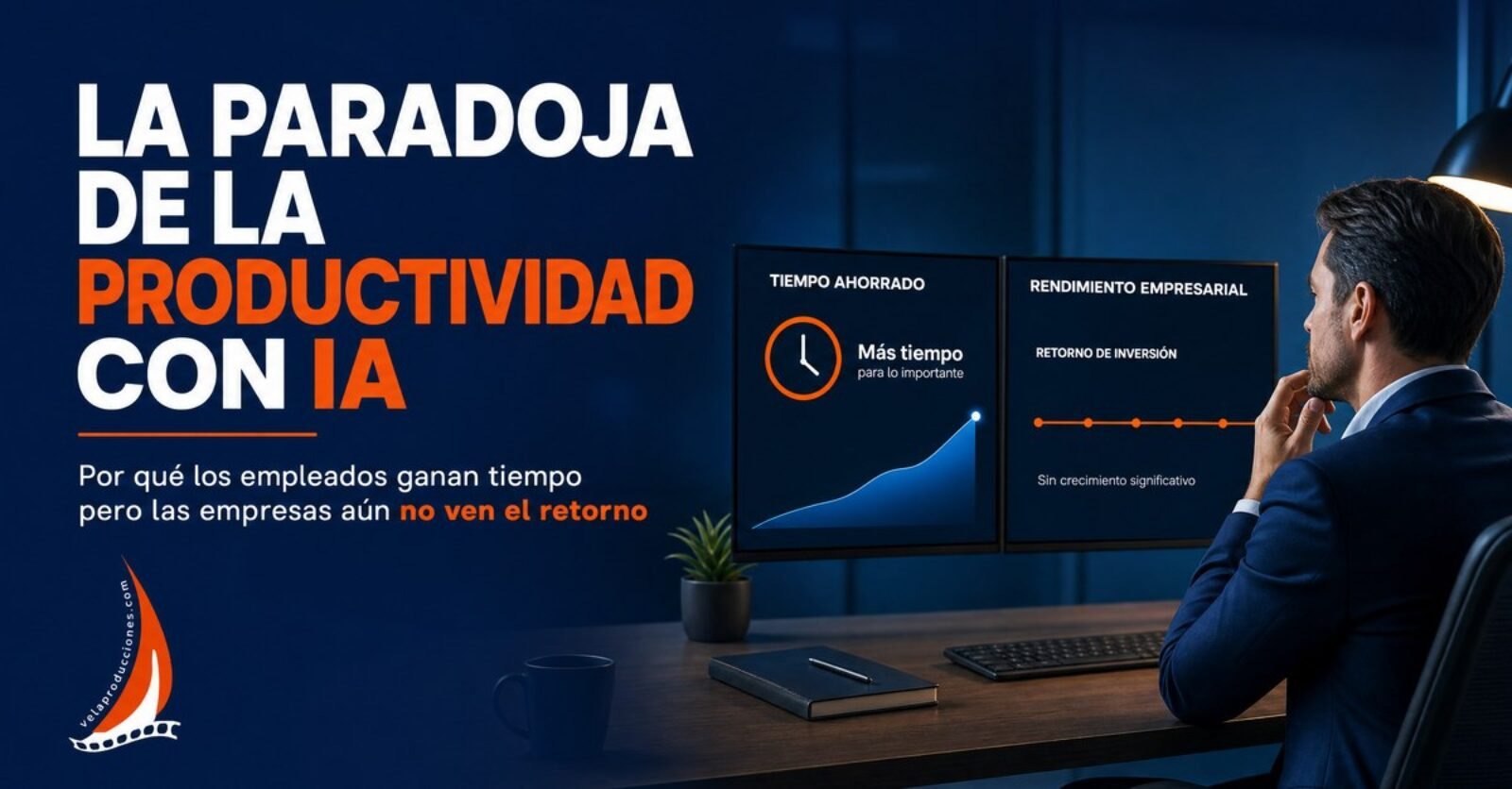 La paradoja de la productividad con IA: Por qué tus empleados ganan tiempo pero tu empresa aún no ve el retorno