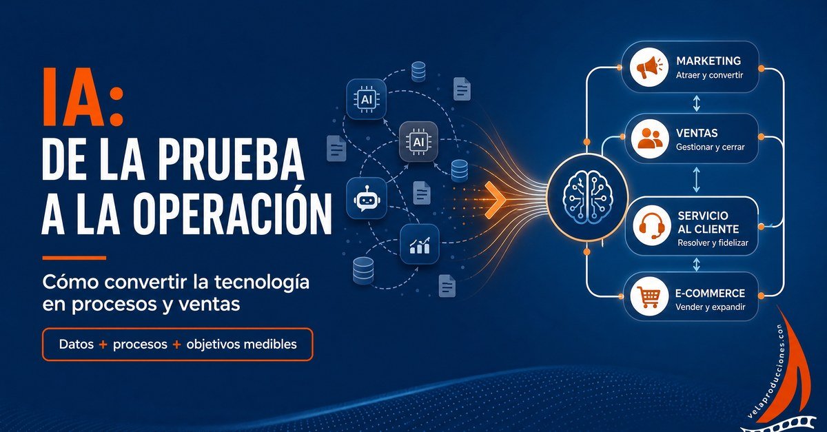 La IA empresarial ya no se prueba por moda: así se convierte en operación y ventas