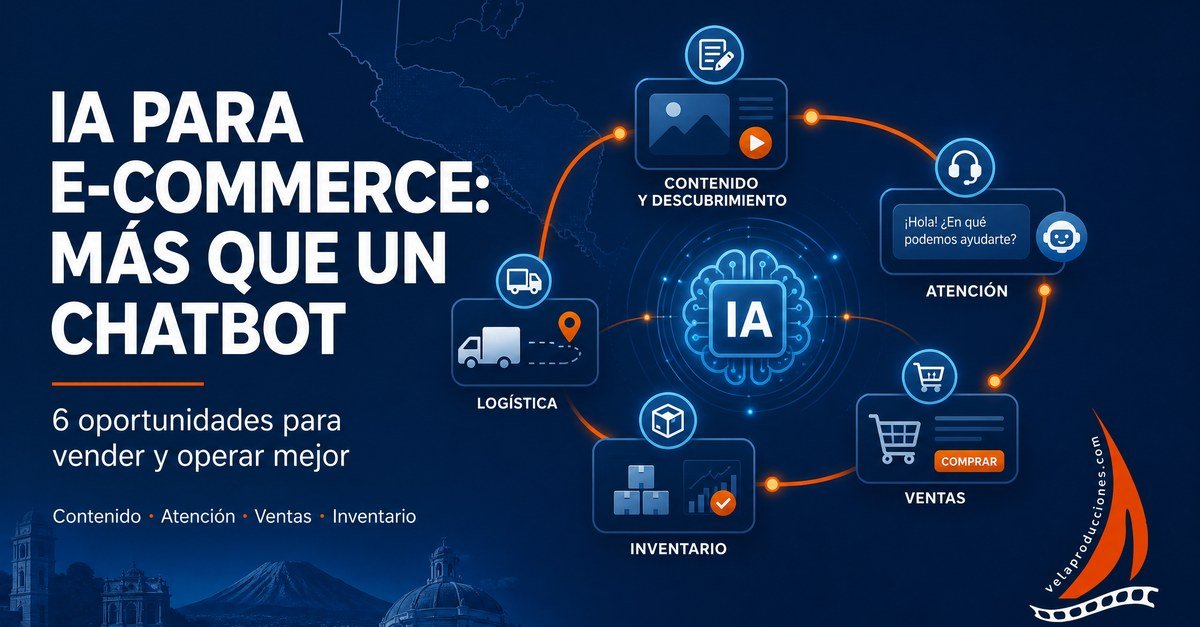IA para e-commerce: seis oportunidades para vender y operar mejor