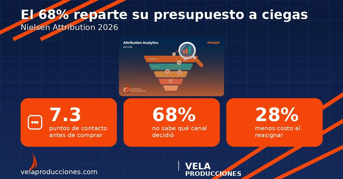 Atribución de marketing 2026: cómo saber qué canal realmente vende