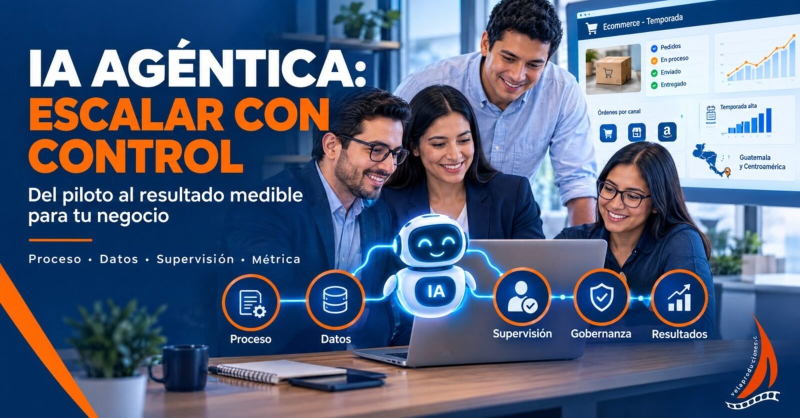 IA agéntica: cómo escalar con control y resultados medibles