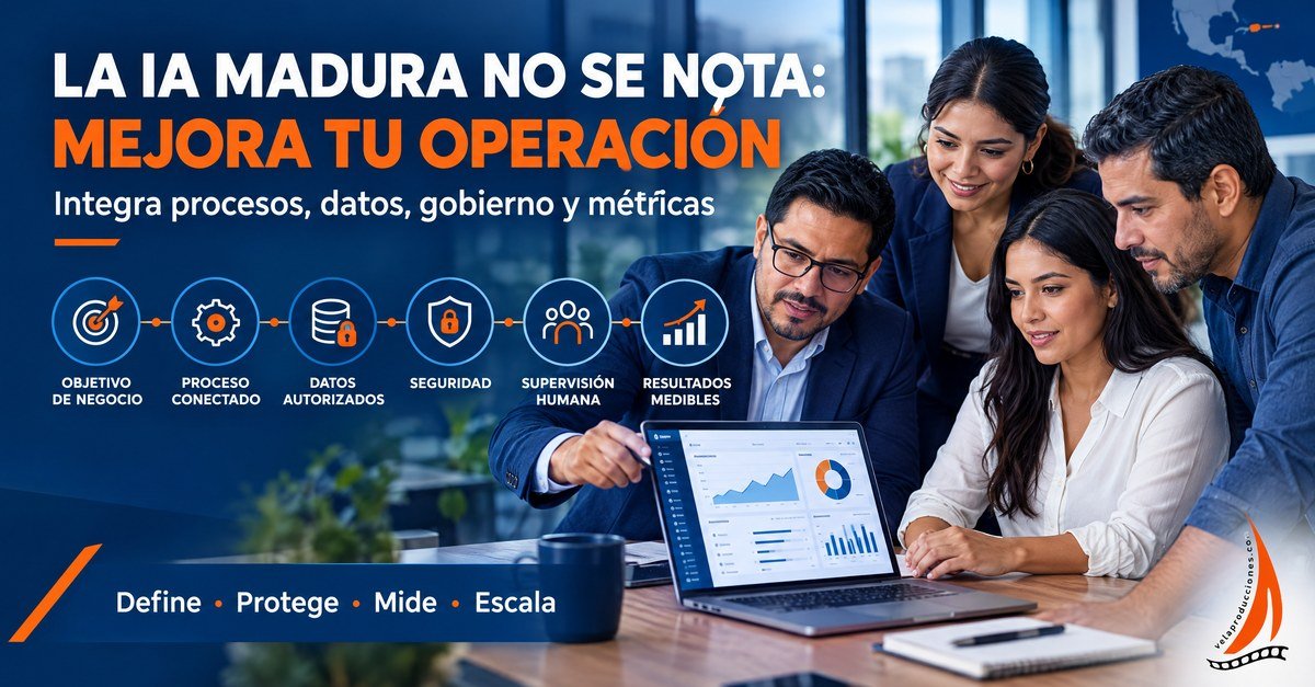 La IA madura no se nota: mejora tu operación