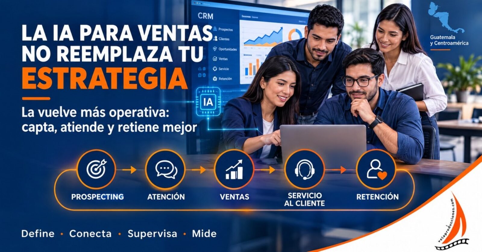 La IA para ventas no reemplaza tu estrategia: la vuelve más operativa