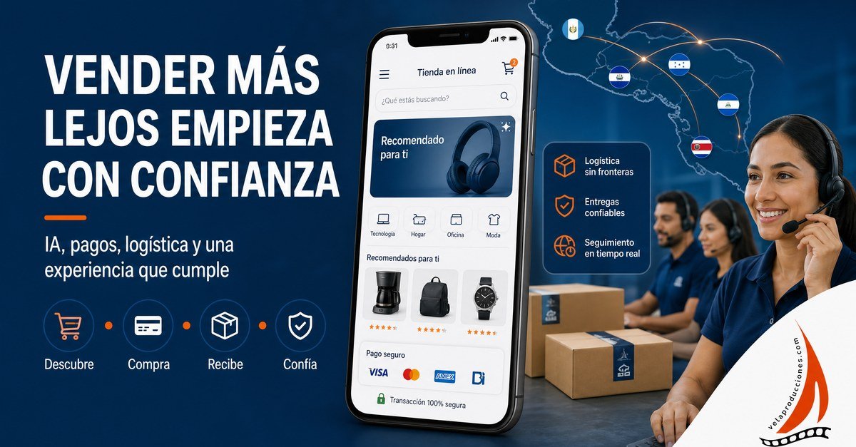 Vender más lejos empieza con confianza: IA, pagos y logística para PYMES