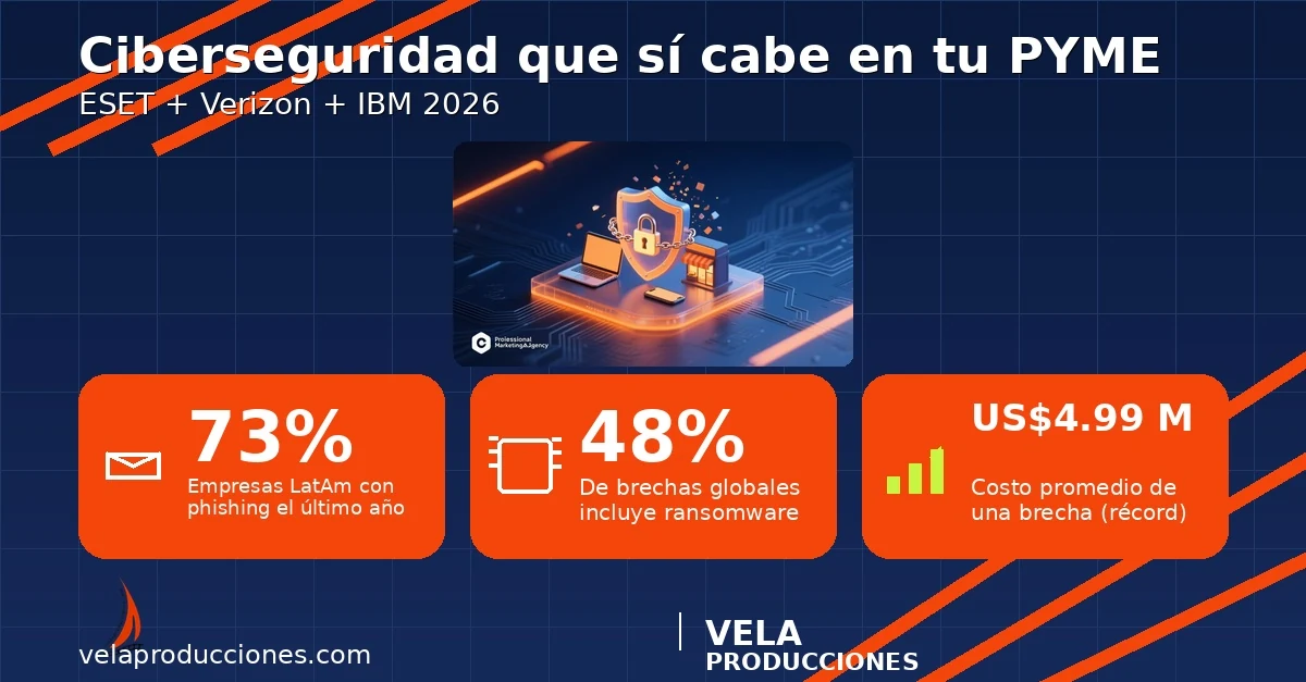 Ciberseguridad PYMES 2026: ataques, costos y defensa real