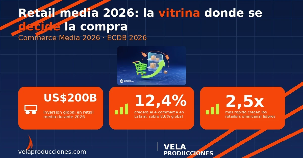 Retail media 2026: la nueva vitrina donde se decide la compra