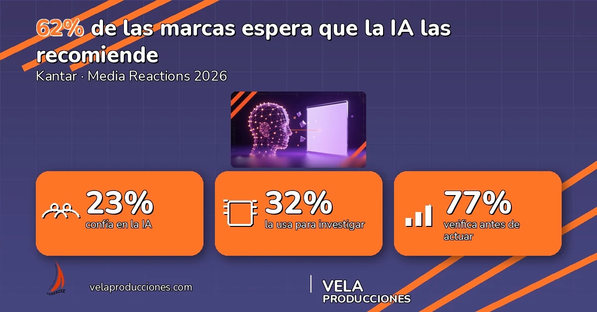 Solo 23% de los consumidores confía en la IA: el dato que incomoda al 62% de las marcas